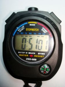 Secondmeter سعيد الجدول الرياضية البوصلة الموقت متعددة الوظائف للماء ساعة توقيت الرياضة الموقت عداد رقمي الجري