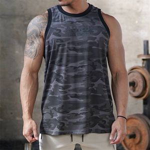 Men Quick Dry Fitness Vest Tank Top Sleeveless Shirt Bodybuilding Undershirt Gym Workout Exercise Sport Singlet Running Stringer