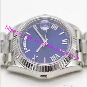 Super Version Men's Watches Automatic Cal.3255 Blue Roman Dial Sapphire Glass Flute Bezel 228239 Date 41mm Waterproof Men Watch With box