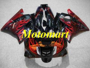 Комплект обтекателя мотоцикла для HONDA CBR600F2 91 92 93 94 CBR 600 F2 1991 1994 ABS Красный огонь черный обтекатель комплект + подарки HF10