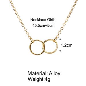 Fashion- pendant necklace Individuality Alloy Material Gold Choker for Women Birthday New Year Gift Drop Shipping