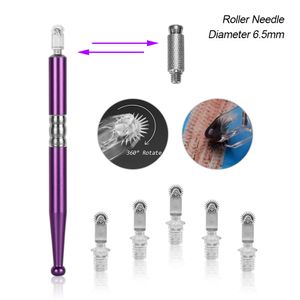 5pcs Roller Needles Permanent 3D Eyebrow Tattoo Makeup Microblading Manual Pen Eye Brow Professional Complete Set