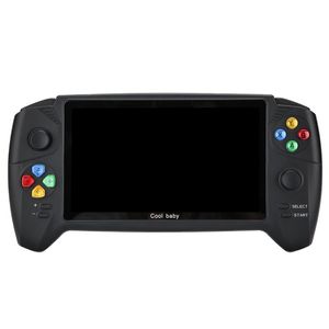 Neue hochwertige RS-08-Großbild-7-Zoll-HD-Handheld-Spielekonsole mit Doppelwippe, nostalgische Retro-Spielekonsole, kostenloser DHL