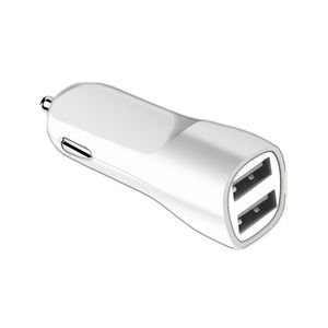 Dual USB Ports 2.1A Car Charger Chargers Power Adapter för iPhone X 11 12 13 14 15 Pro Max Samsung S20 S23 S24 Android -telefon MP3 MP4 GPS -hörlurar