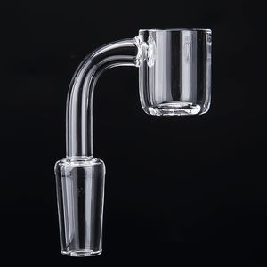 4mm Gruby Quartz Banger Domy Pil Mieszkanie Top 10mm 14mm 18mm Mężczyzna Kobieta do Szkła Bongs 643