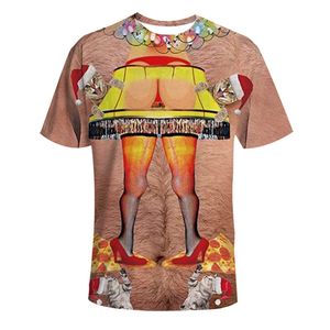 Mode utomhus 3d T-shirt Mäns Kvinnor Tshirt Anime Short Sleeve Tees O-Neck Toppar Cartoontshirt 122.1 Ny