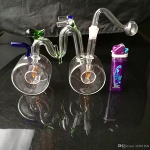 Bicicleta hookah pote, bongs de vidro grosso queimador de óleo de vidro Pipes Pipes água e óleo Rigs fumadores frete grátis