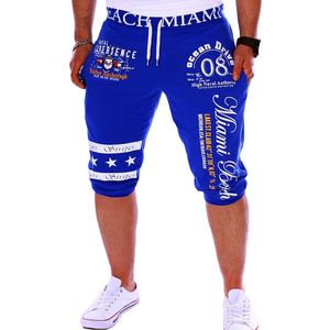 Shorts Masculino Roupa de Praia Casual Verão Estampado Joggers Shorts Sexy Bermuda Masculino Calças Curtas de Designer