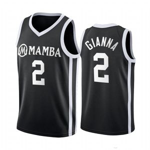 Custom XXS-6XL Basketball Jersey GiannaBryant Uconn Huskies Special Tribute College Forever Mamba Pensionerade nummer Memorial Mäns Kvinnor Younth