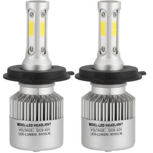 2pcs S2 H4 40W 4000LM LED Headlight Conversion Kit Car Beam Bulb Hi/Lo 6000K