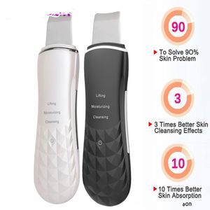 Ultrasonik Yüz Cilt Scrubber Blackhead Remover Yüz Exfoliator Akne Soyma Kürek Makinesi Gözenek Vakum Bakım Araçları