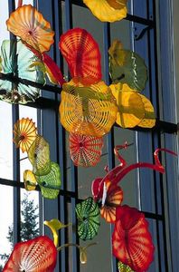 Обручальные Декоративное стекло стены Планшеты турецкий Murano цветок Shaped пластины из стекла Современный декоративный цветок формы стекла свет стены