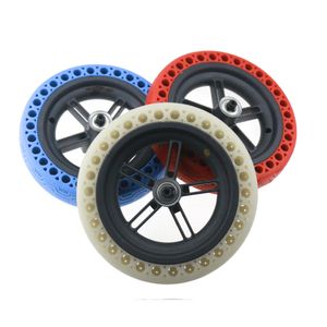 Night Luminous Fluorescent Solid Honeycomb Wheel Tyre Tire KIT For Xiaomi Mijia M365/M187/PRO Scooter