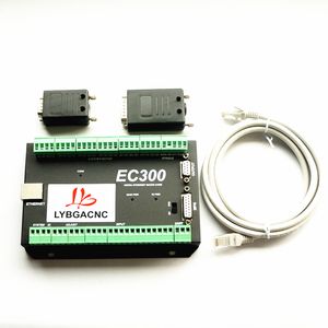 Mach3 Ethernet Control Card EC300 CNC Router 3/4/5/6 Axis Motion Control Card Breakout Board For DIY Milling Machine