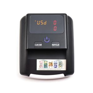新しい納入紙幣紙幣検出器の宗派価値カウンターUV / MG / IR / DD偽造検知装置通貨現金テスター機械