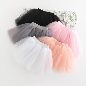 Baby spets tutu klänning boll gown sommar kjol pettiskirt 5 färger tjejer kjol dans kjolar i 2-8 års barn