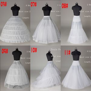 2022 Net Petticoat Ball vestido casamentos vestido sereia uma linha crinolina vestido de noite vestido de noite anágua 6 estilo acessórios de casamento nupcial