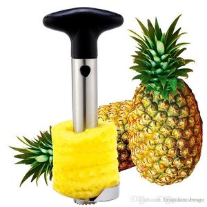 Multifunktion ananas peeler rostfritt stål frukt cutter skivor corer peel core verktyg vegetabilisk kniv gadget kök spiralizer bh0115