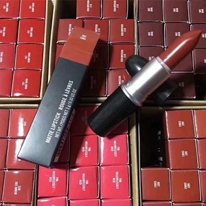 Cosmetics MATTE LUSTER rouge a levre Lippenstift 3g Aluminiumtube Lipgloss Lipgloss Maquillage Kit