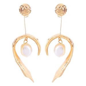 brincos Wholesaldangle para pérolas de designer mulheres luxo C brincos pendurados moda de ouro de ouvido Dangles jewlery acessórios amor presente de aniversário