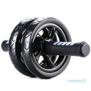 Wholesale-Abdominal Ab Wheel Roller with Mat No Noise Muscle Double-wheeled Abdominal Roller Workouts Fitness Exercise Equipment