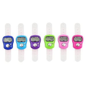 Fashion Stitch Marker And Row Finger Counter LCD Electronic Digital Tally Counter New Brand mix colors