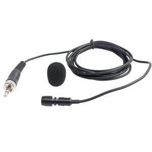 Professionell Lavalier Lapel Stereo Kardioid Kondensor Mikrofon för Sennheiser Wireless BodyPack sändare 3,5 mm Låsbar