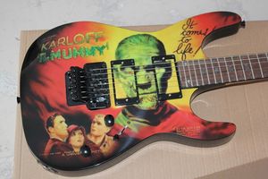Broche Pour Guitare achat en gros de production parfaite La broche commémorative MUMMY double guitare électrique