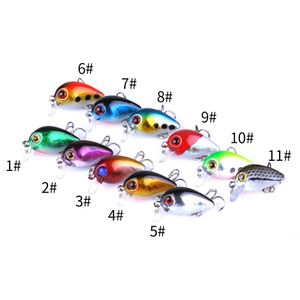 Nova Manivela Iscas de pesca Pesada 3 CM 1.5G 10 # ganchos isca Dura Vara isca Japonês iscas de Mergulho Profundidade: 0.1-0.2 M 30 PCS frete grátis