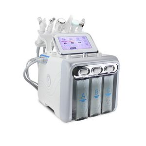 6 in 1 Hydrofacial Machine 하이드로 박피술 페이셜 필링 초음파 스킨 스크러버 산소 스프레이 스킨 케어 미세 박피술