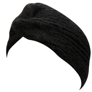 Kvinnor Vinter Mohair Wool Blandning Kabel Stickad Virka Pläterad Solid Skull Baggy Bohemia India Dome Beanie Beret Skidlock Hat