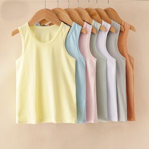 Baby Jungen Mädchen Weste Sommer Kinder Unterwäsche Baumwolle Solide Unterhemden Baby Leibchen Shirts für Kinder Tank Tops