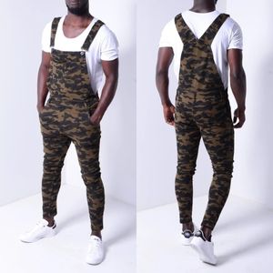 Men's Pants Mens Cargo Casual Street Wear Style Camouflage Strap Long Overalls Male Asian Size