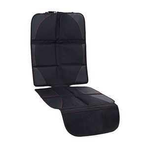 LUNDA Luxus-Autositzschutz aus Leder für Kinder oder Babys, leicht zu reinigender Sitz, wasserdichter Schutz, Sicherheit, rutschfest, universell, Schwarz