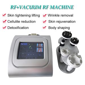 Radyo Frekansı Cilt Sıkılaştırma Vacum Makinesi / Taşınabilir Ev Zayıflama Sistemi Vakum RF Makinesi