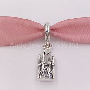 Andy Jewel authentische 925er-Sterlingsilberperlen La Sagrada Familia baumelnder Charm-Anhänger, passend für europäische Pandora-Schmuckarmbänder und Halsketten 79107