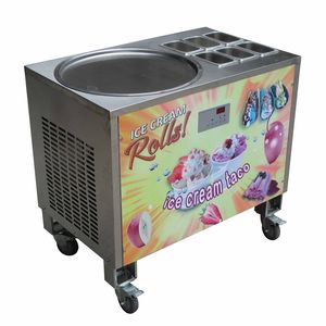 ETL CE Fried Ice Cream Machine Food Processing Equipment 20 Inch Round IC Pan