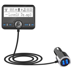 BC31 Bluetooth FM-Transmitter, kabelloser Auto-MP3-Player, Auto-Set, Freisprecheinrichtung, Bluetooth-Autoladegerät mit LCD-Display