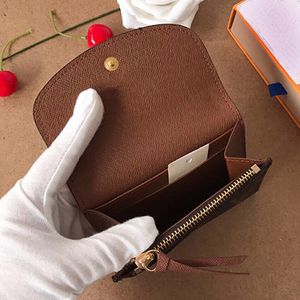 Wholesale Original Card Holder Short Wallet Fashion High Quality Original Box Coin Purse Women Wallet Classic Business Card Holder