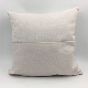 Sublimation Pillowcase Blank Pocket Pillow Cushion Heat Transfer Printing Blank Pillow Covers Linen Pillowcase Wholesale A02