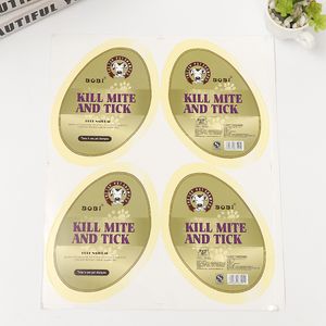 Customized White Vinyl Bottle Labels Stickers with Company Logo Design Waterproof Color Sticker for Cosmetic Shampoo Body Care Free Designs