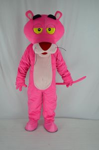 2019 Custume caliente de alta calidad hecho traje de la mascota de la pantera rosa de la mascota de la pantera rosa de tamaño adulto