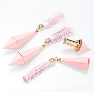 15PC ABS Rosa Blå Diamond Lip Gloss Tube Refillerbar Plast LipGloss Flaska Resor Använd Tom Läppglasyr Balm Läppstift behållare