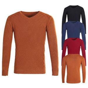 Herbst mann v neck pullover designer massiv farbe lose langarm kleidung heißer verkaufen mode männlich formale beiläufige slim pullover schlecht