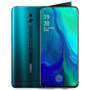 Original OPPO Reno 4G LTE Cell Phone 8GB RAM 256GB ROM Snapdragon 710 Octa Core 48.0MP AI NFC Android 6.4" AMOLED Full Screen Fingerprint ID Face Smart Mobile Phone