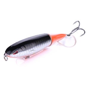 HENGJIA 10cm 13.5g Trattore a elica trattore con esca dura trattore esca attrezzatura da pesca artificiale in plastica con amo triplo