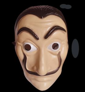 Хэллоуин косплей маски для взрослых детей костюмы La Casa De Papel маски Сальвадор Дали Драма маски опора маскарадный костюм с поставщиком маска