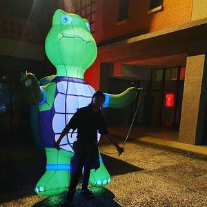 Wholesale videos music for sale - Group buy Inflatable Tortoise Turtle Costume With Video For Nightclub Party or Music Party Starge Decoration