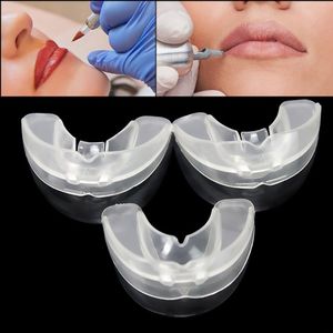 5pcs Semi Permanent Tattoo Floating Lip Mouth Guard Tooth Socket With Case Box For Lip Tattooing Tebori Auxiliary Supplies Socket lip