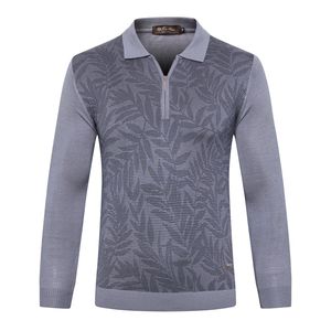 Loro Pi * na camisola dos homens de lã 2020 nova moda casuais de alta qualidade zipper bordados quente comfortabl Inglaterra reta lapela grande tamanho M-5XL